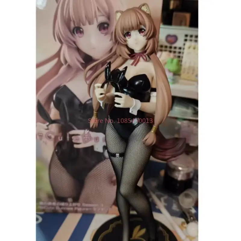 

Оригинальный Furyu Bicute Bunnies Raphtaria, ПВХ, аниме, фигурка героя «Восхождение щита», индивидуальный подарок, модель игрушки