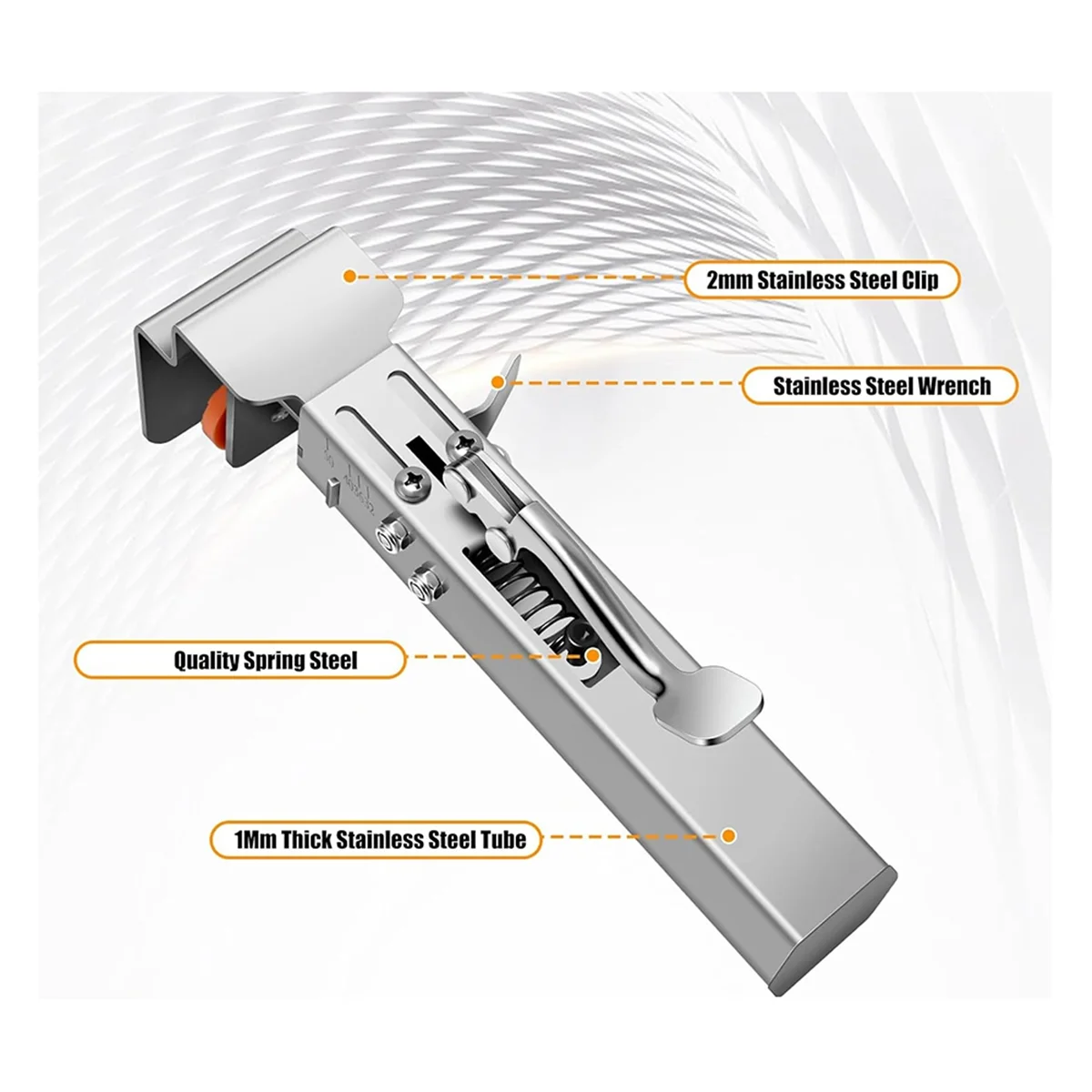 AAA87 引き出し前面取り付けクランプ 2 個、調整可能な引き出し固定クランプ、ドライバー付き、キャビネット取り付け用