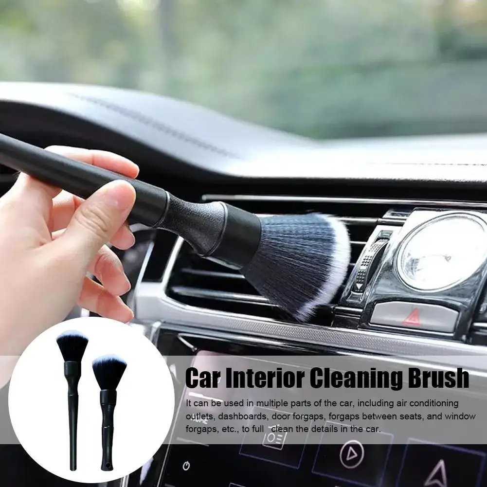 Ultra-Soft Detailing Brush Super Dense Auto Interior Detail Cleaning Brush With Synthetic Bristles Car Dashboard Duster Brush