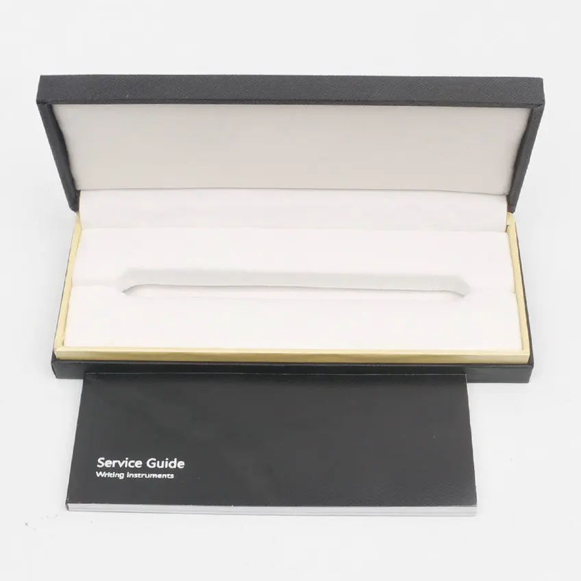 Luxury Paper MB Pen Box High Quality Pencil Case for Ballpoint / Rollerball / Fountain Pen Holder with Warranty Manual