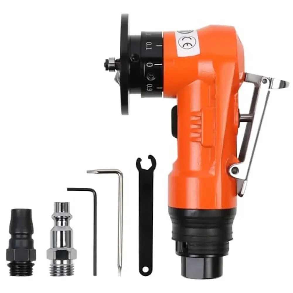 

Mini Pneumatic Chamfer Tool Set with Adjustable Speed and Angle Portable Metal Edge Beveler High Efficiency Chamfering 2 in 1