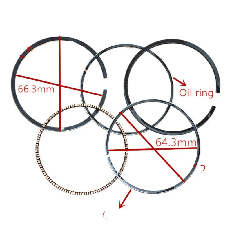 Piston Ring 68.3mm ( Thin Oil Ring New Style ) for Briggs & Stratton 6.0HP 6.5HP Engine Motor Replacement HH