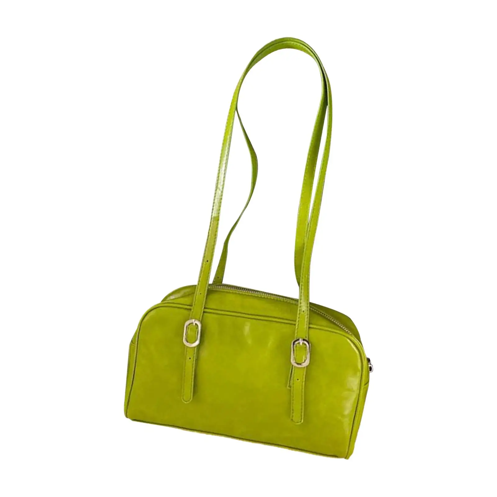 حقيبة كتف نسائية من جلد البولي يوريثان حقيبة يد حمل تعمل مع حقيبة تحت الإبط بسحاب