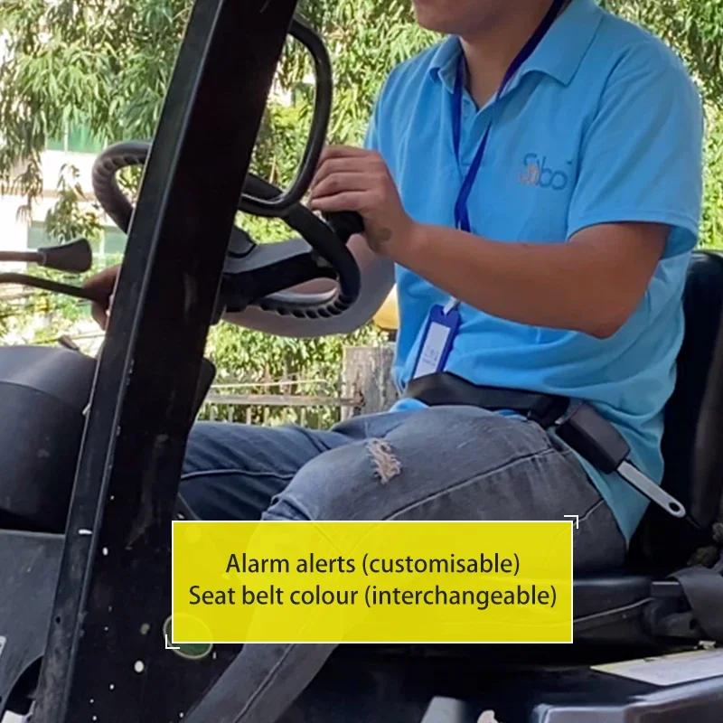 SABO Seat Belt Detection Alarm System Forklift Truck Unbuckled Seat Belt Alarm System