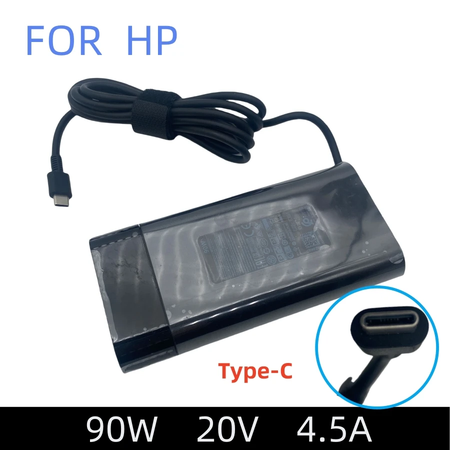 

Зарядное устройство для ноутбука, 20 В, 4,5 А, 90 Вт, тип C, для Spectre x360 15 TPN-DA08 904082-003 904144-850, источник питания ADP-90FE