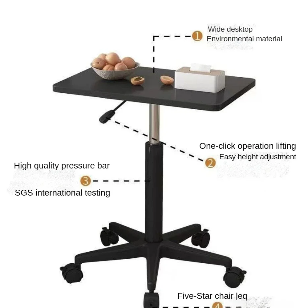 Standing computer office study desk,workbench stand,mobile lifting table with pulley bedside table,Rabbi Chanting floor shtender