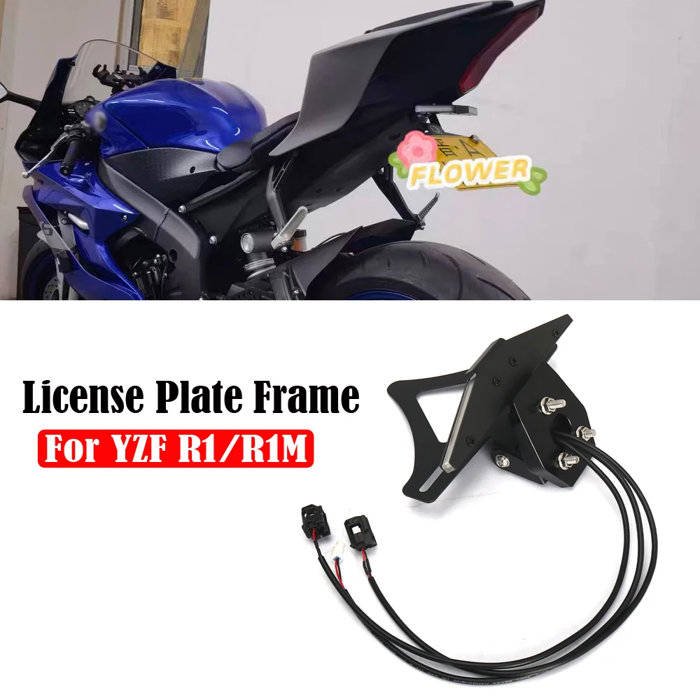 

Motorcycle For Yamaha YZF R1 YZF R1 2015-2022 2023 2024 2025 New Mount Fender Eliminator Tail Tidy License Plate Holder
