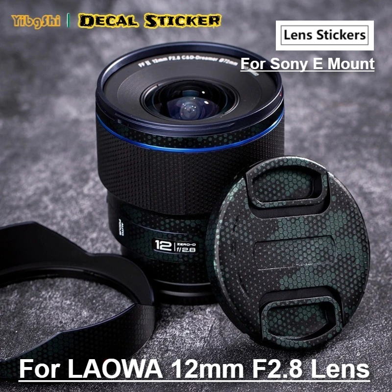 

Для LAOWA 12 мм F2.8 Для Sony E Mount Lens Decal Skin Camera Lens Vinyl Wrap Film Coat Venus Optics FF II 12 2.8 F/2.8