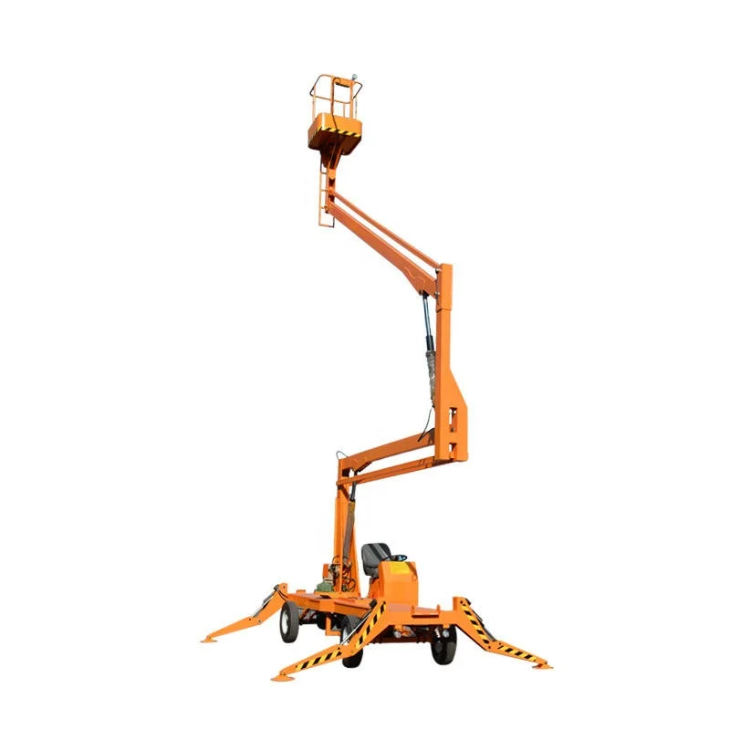 Towable Articulated Boom Lift Cherry Picker for Easy Transport
