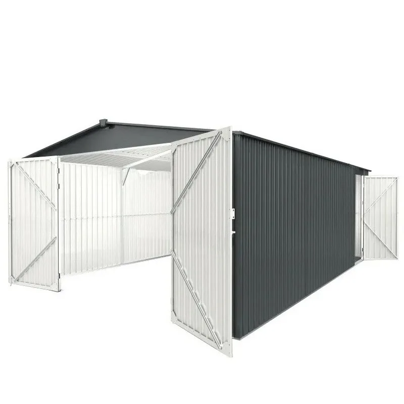 Heavy-duty Aluminum and Steel Garage Shed Extra-large Farm Storage Space  Can Store Cars  Agricultural Machinery Lawn Equipment