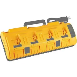 4-Ports 3A Current Rapid Charger Replacement With USB port for Dewalt 12-20V Max Lithium Battery DCB104 DCB120 DCB127 DCB200