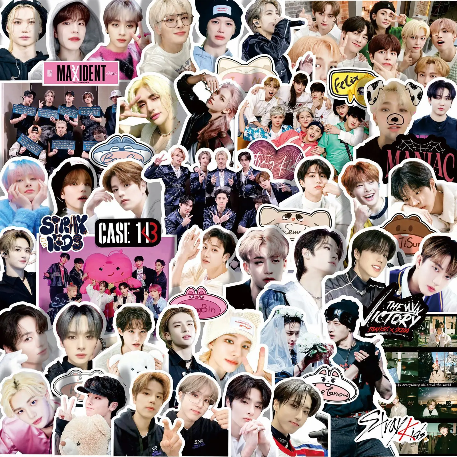 

Набор стикеров Stray Kids Skzoo, 60 шт./упак., для фанатов, команды Skz, музыкального бой-бэнда, для декора чемоданов, скрапбуков, телефонов, ноутбуков, канцелярских товаров, игрушка Stray