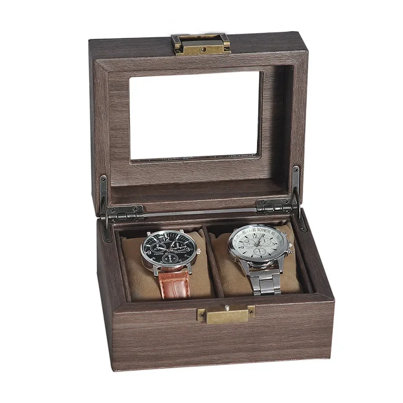 Luxury  2/3/6/10/12 Grids Watch Box Watch Organizers  Wood Holder Boxes for Men Women Watches Jewelry Display