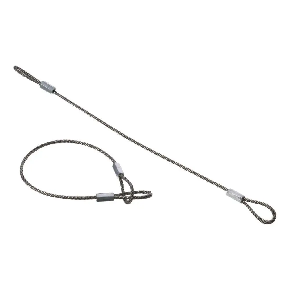 مريحة 20 سنتيمتر x 2 مللي متر سلامة الأمن سلك كابل أضواء المسرح حبل مكافحة انفصال حبل يوميا #3