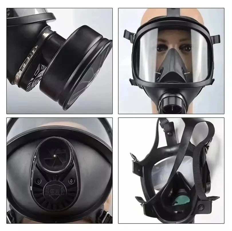 MF14type gas mask full face mask chemical respirator filter self-absorption stimulation mask nuclear pollution protection