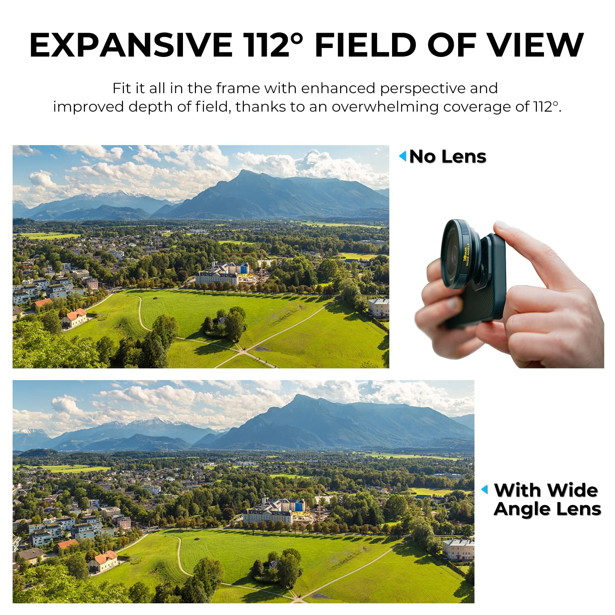 مجموعة عدسات Freewell Pro Filmmaker مكونة من 6 قطع متوافقة مع حافظة هاتف مثبتة على الخيط مقاس 17 مم وملحقات عدسات التصوير الفوتوغرافي للهواتف الذكية