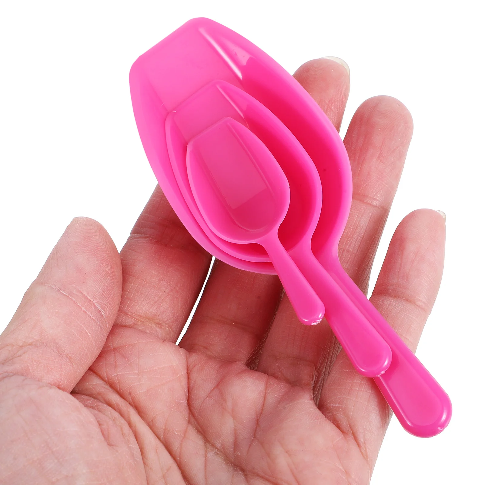 3Pcs Mini Scoop for Bead Storage Jewelry Making Craft Organization Handy Tool for Sorting Small Items Multipurpose Plastic Scoop