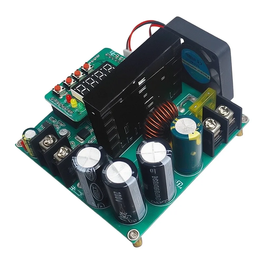 Digital BST900W DC-DC Boost Module with Real-Time Voltage Current Power Monitoring for 8V-60V to 10V-120V Conversion