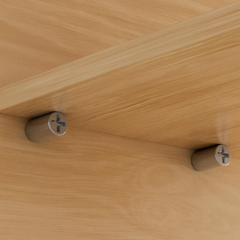20Pieces Shelf Support Pegs Self-Tapping Screw Integrated Laminate Tray Spacer With Dust Cover for Cabinet Home-Kitchen