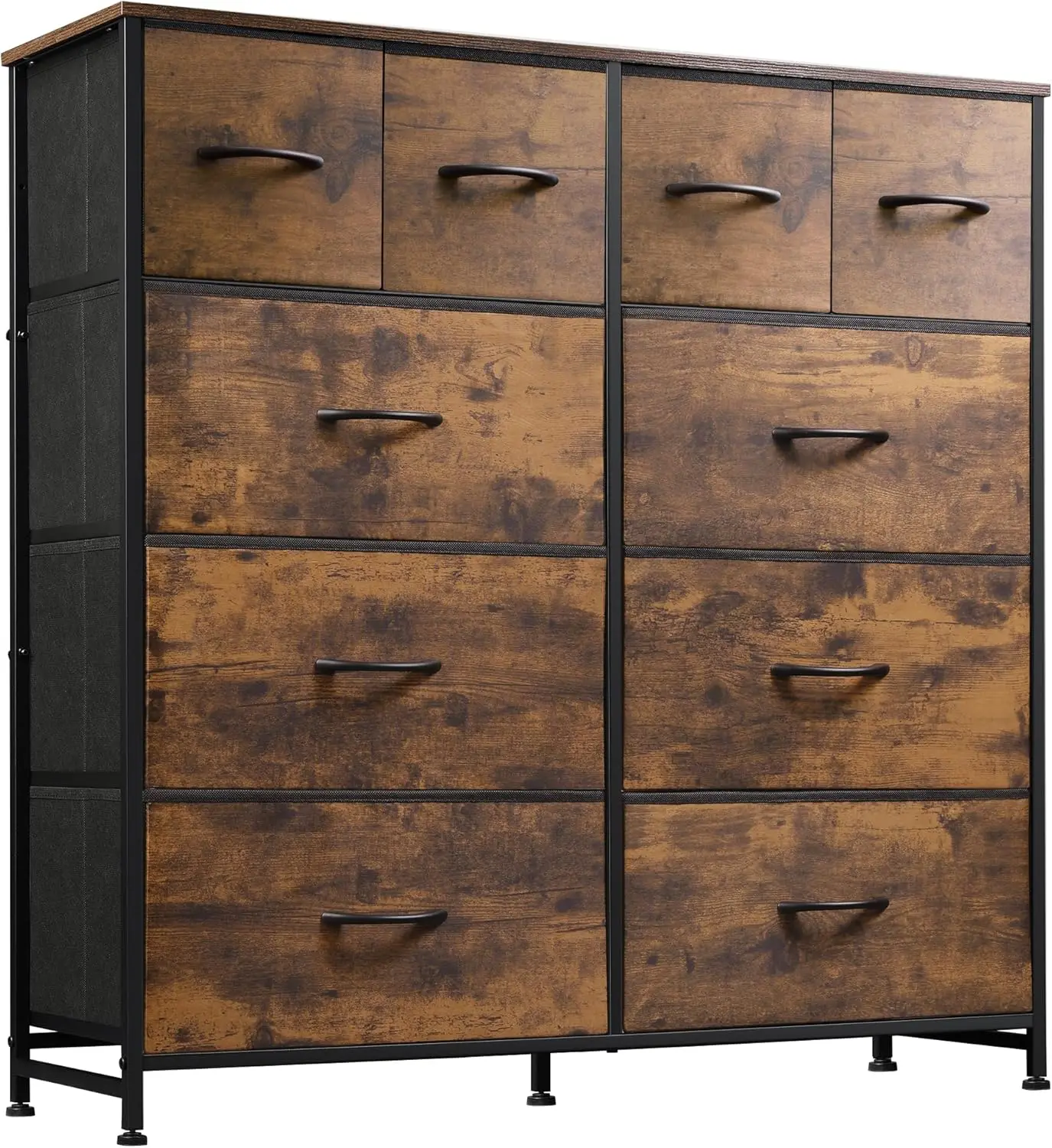 

Dresser for Bedroom with 10 Drawers Wide Fabric Dresser for Storage and Organization Bedroom Dressers Chest of Drawers for Livin