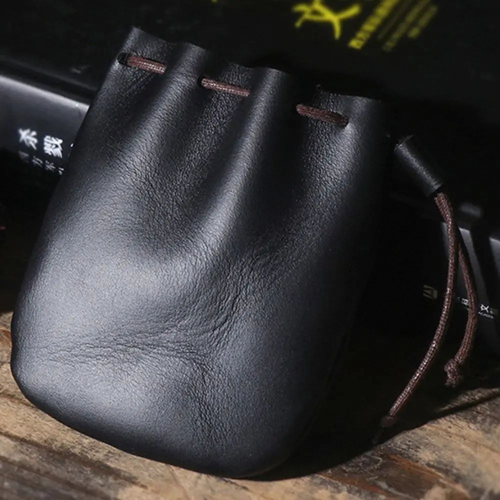 حقيبة جلدية ناعمة للعملات المعدنية برباط وحزام متعدد الألوان ومحفظة للسفر #2