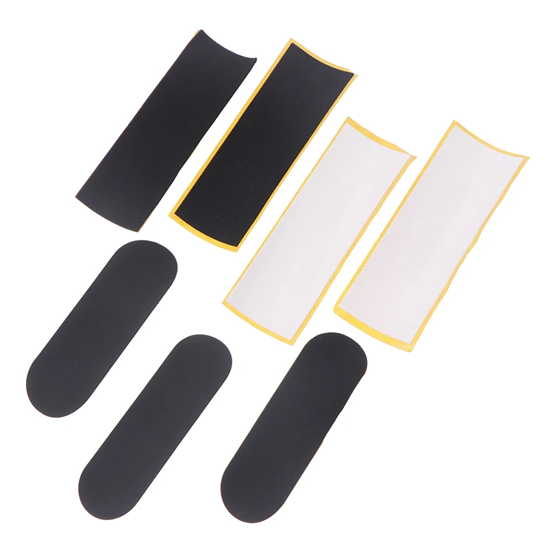 1Pc Fingerboard Toy Foam Grip Tapes For Finger SkateBoard  Toy Anti-slip Adhesive Tape Stickers Grip Tapes Black Mat