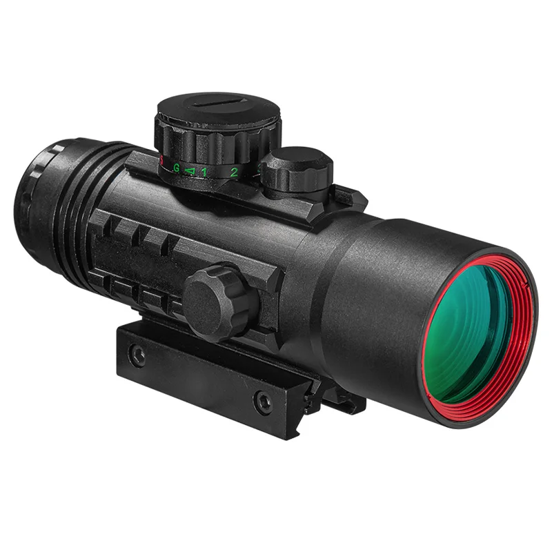 DIANA 4X33 Red and Green Dot Scope Tactical Optical Rifle Scope with rails for 11 / 20mm Orbital Rifle Scope