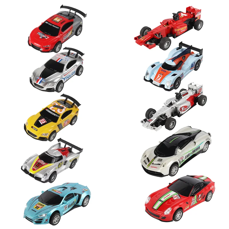 4pcs Analog Slot Car 1 43 F1 Rally Electric Slot Race Cars 1/43 Scale Racing Track Carrera Go Toy Parts Accessories