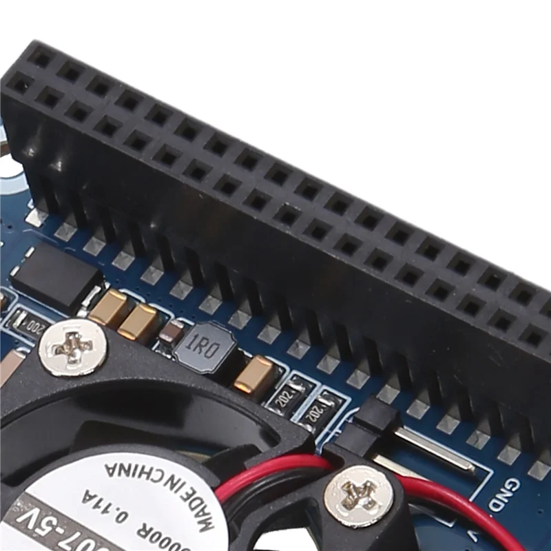 N34R-Para raspberry pi 5 poe hat 802.3af/at placa de expansão com ventilador de refrigeração para raspberry pi 5 preto