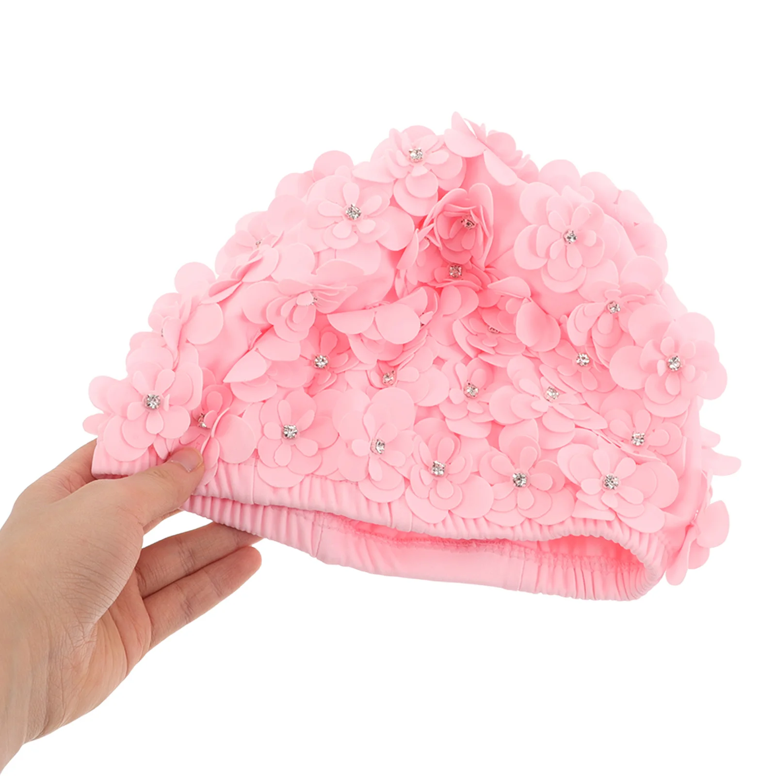 

Flower Swimming Cap Large Hat Adult for Women Caps Protection Cute Long Hair Hats Professional