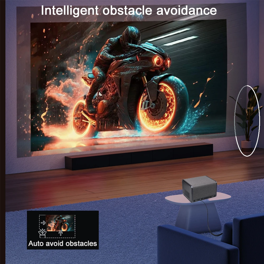 DITONG 2026 NEUER J10 Projektor Native 1080P Autofokus 4K HD Video Outdoor Smartphone Android Smart Home Theater LED-Projektor – Detail 9