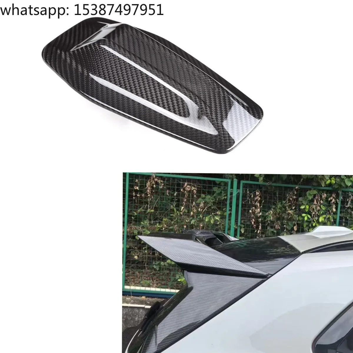 For Good Fitment Pure Carbon Fiber Antenna Shark Fin Cover Trim for BMW G26 2021+ G45 G48 2025+ Antenna Cover