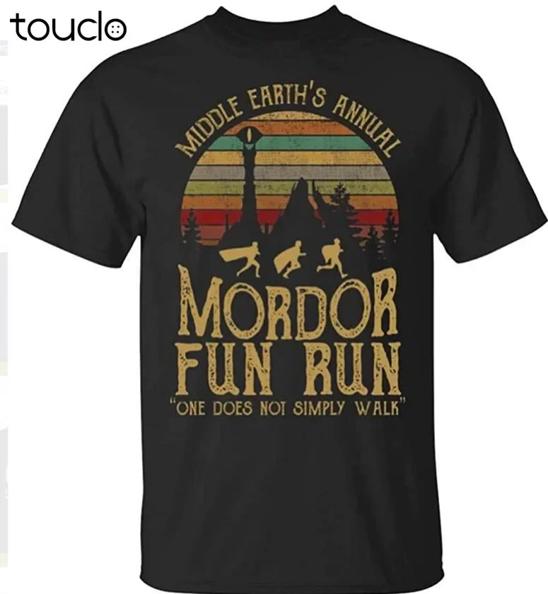 

Eastry Middle Earth ¡ ̄Re Annual Mordor Fun Run One Does Not Simply Walk Футболка для мужчин унисекс