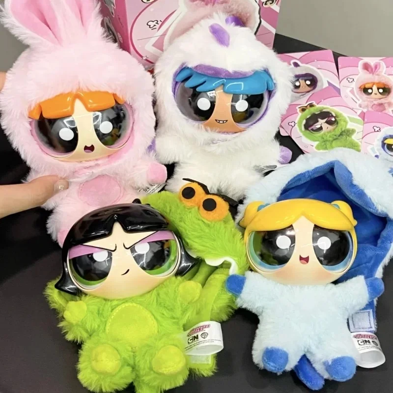 Die Powerpuff Girls Party Blind Box Niedliche Kawaii Aktionsspielzeugfigur Periphere Anhänger Dekoration Mädchen Geburtstagsgeschenk für Freund