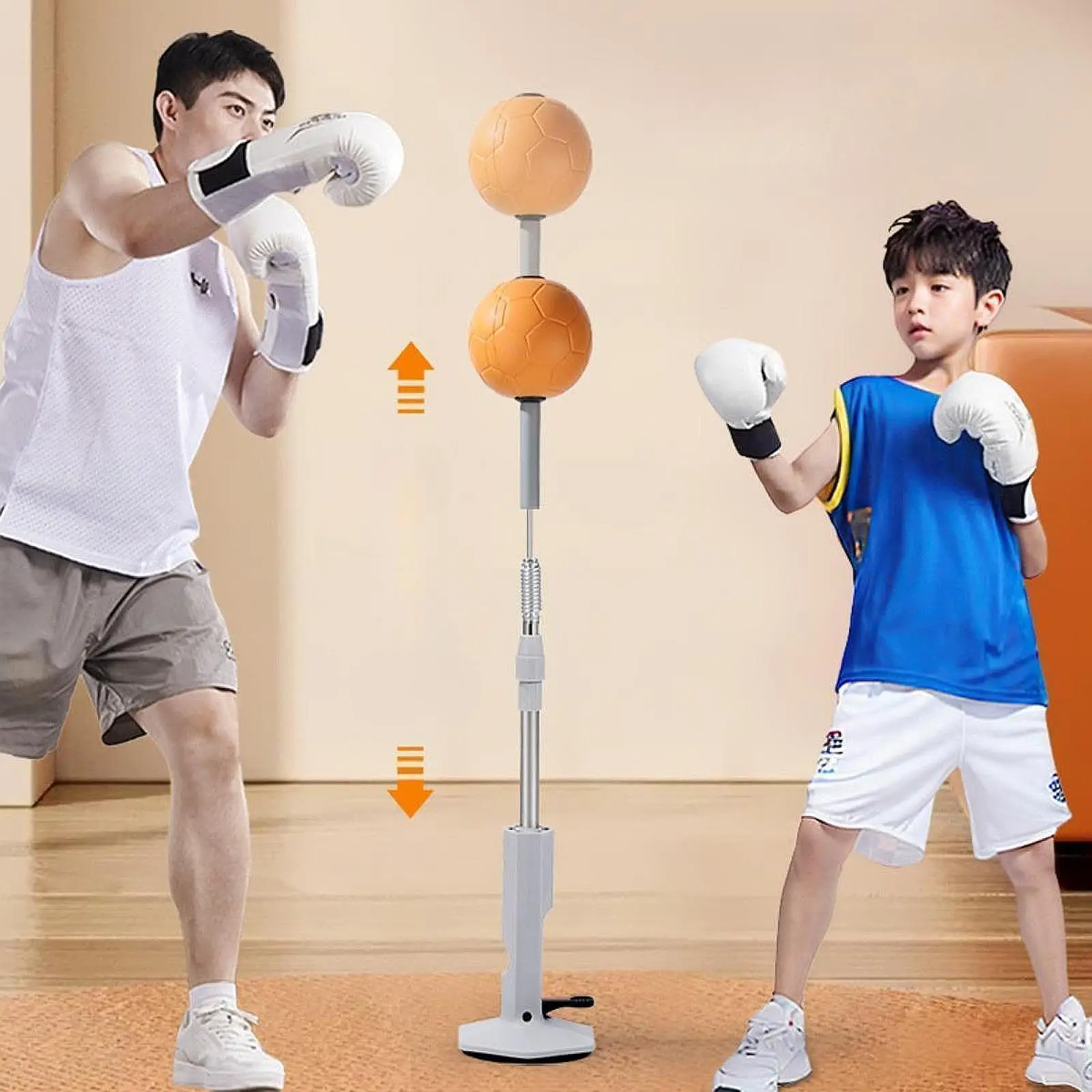 

Reflex Boxing Ball Punching Bag Exercise Supplies 130cm Speed Training Kicking Sandbag for Indoor Sports Men Adults Beginners