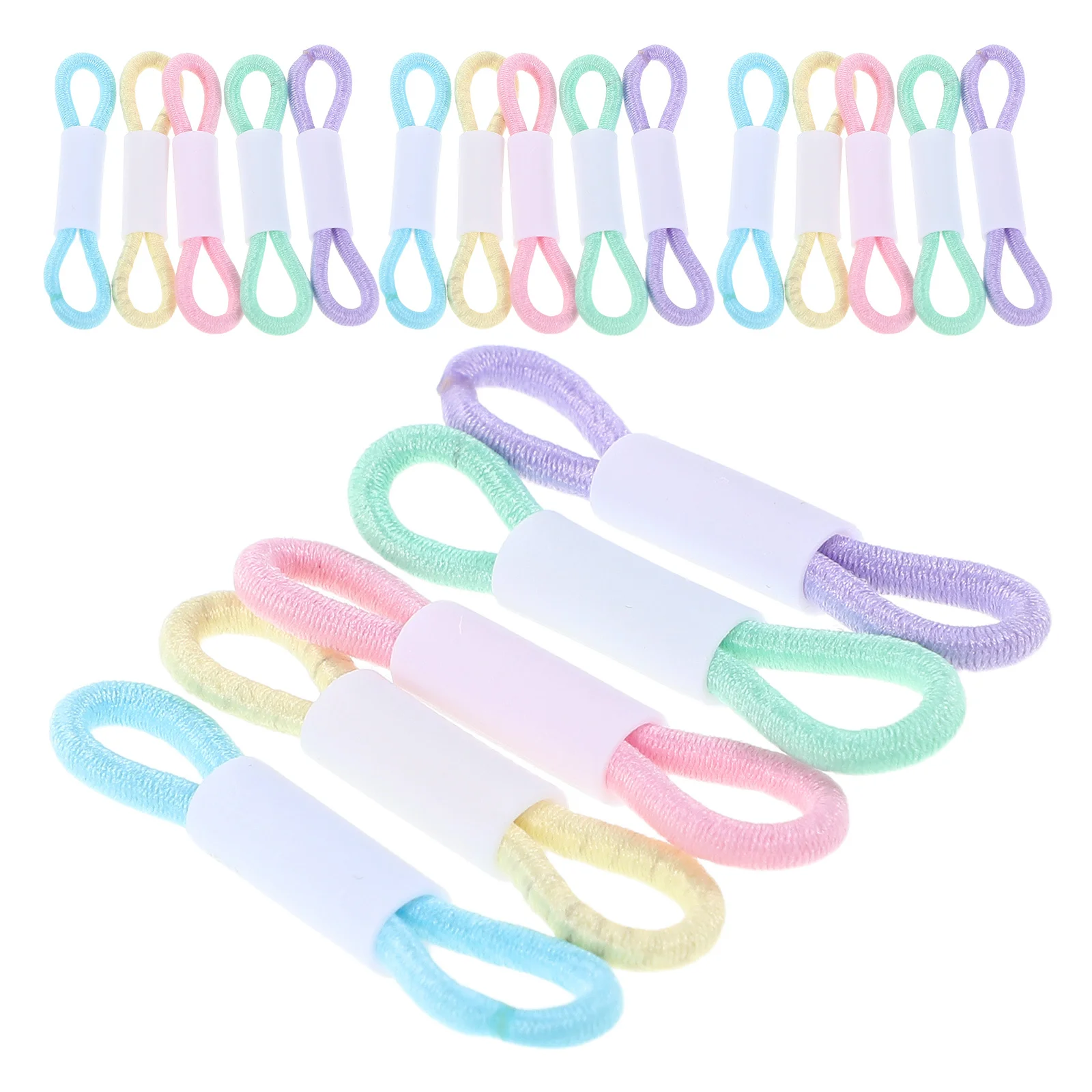 200 قطعة من أربطة أرجل الدجاج المرنة القابلة للتعديل لتحديد مزرعة الدواجن وعلامات الطيور الصغيرة وعلامات الفرخ