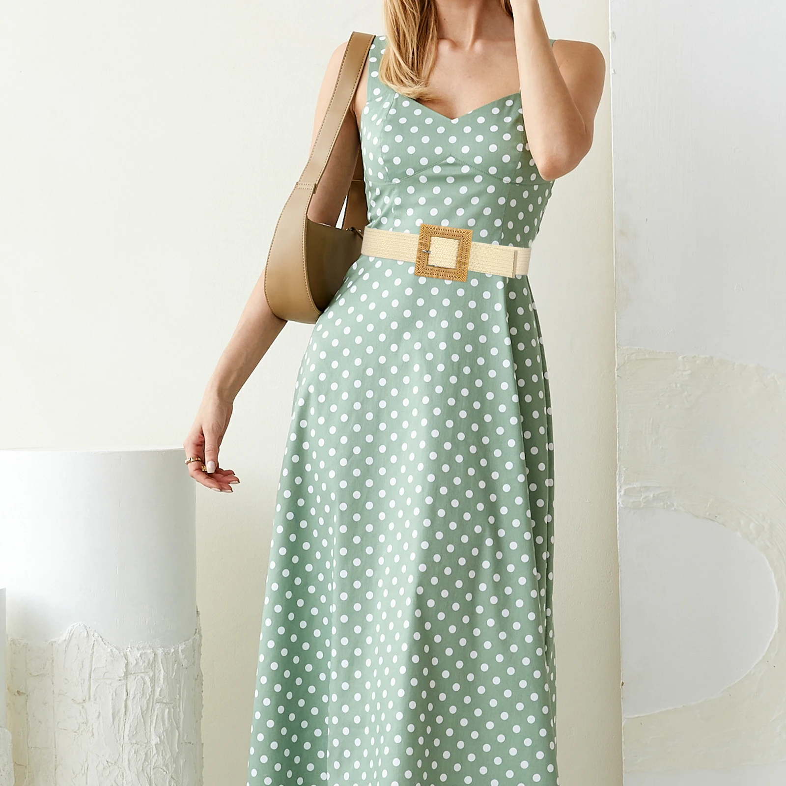 

Retro Waist for Women Wide Bottom Decorative Belt Fashion Lady Belt Perfect Fit for Dresses Trousers Jeans