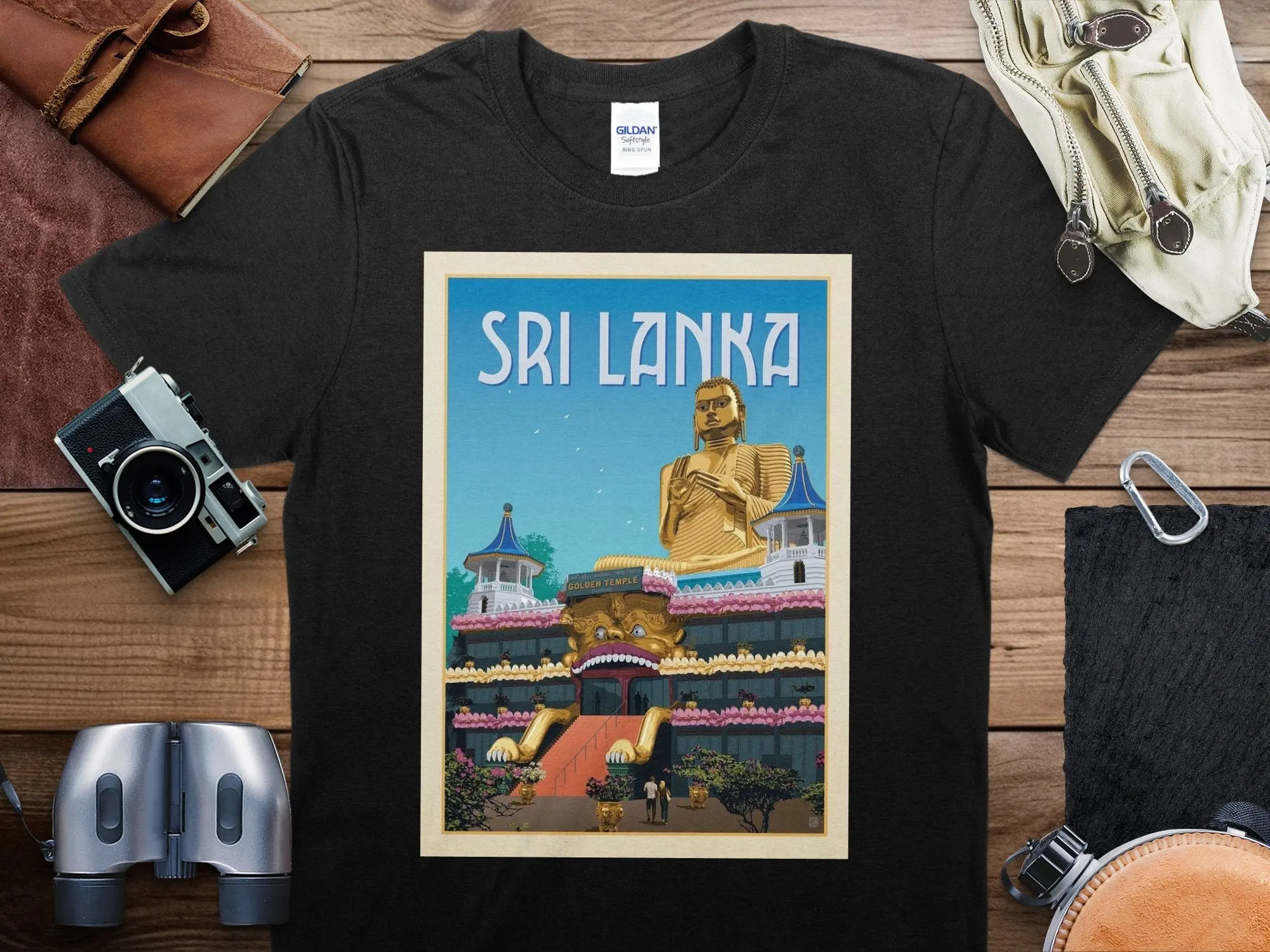 Vintage Sri Lanka T-shirt, Sri Lanka Travel Shirt