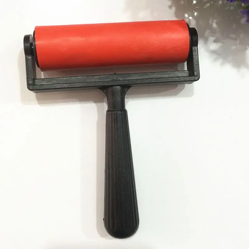 10cm Construction Tools Rubber Roller Professional Printmaking Roller Hand Tools Oil Painting Ink Roller Brayer Print Rollers