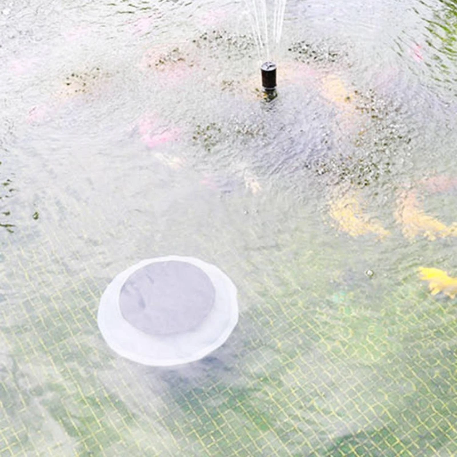 

Aquatic Pond Bottom Drain Low-Profile Pond Bottom Drain Wide Flange Black and Gray