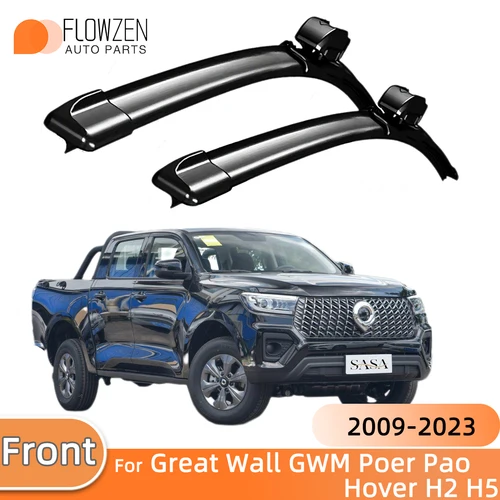 2/4 Uds limpiaparabrisas de coche para Great Wall GWM Poer Pao Hover H2 H5 2009-2023 limpiaparabrisas delantero cepillo de ventana de parabrisas