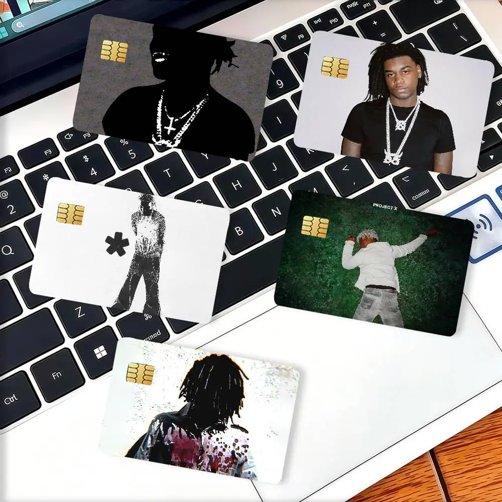 American rapper K-Ken C-Carson Credit Card Decorative Card Stickers Suitable For Bank Cards Metro Transit Anti-scratch Gift 4PCS