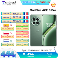 Global ROM OnePlus ACE 3 Pro 5G Smartphones android Snapdragon 8 Gen 3 50MP Camera 6100mAh Battery 100W SUPERVOOC 6.78 Dsiplay