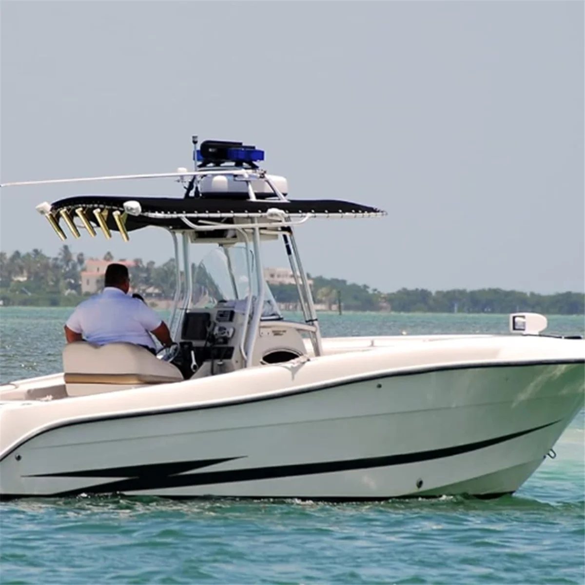 QUAI-ITStern ضوء مرساة ضوء LED قارب ضوء القطب قاعدة إمالة قابلة للإزالة، في جميع أنحاء الضوء 24