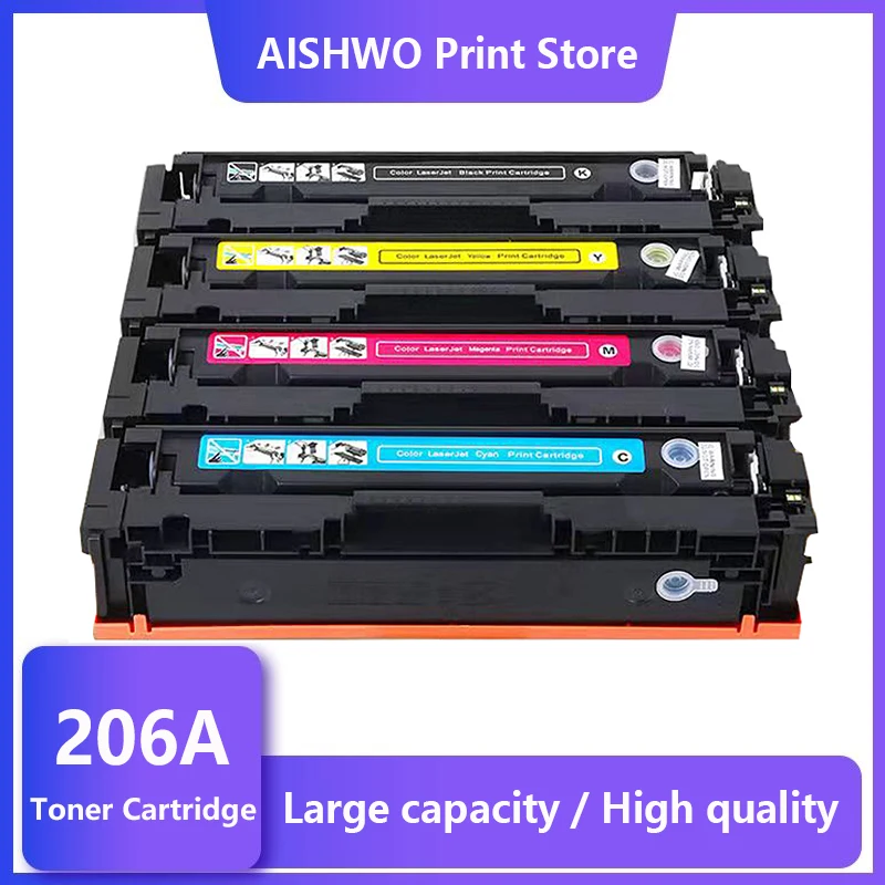 Compatible Toner Cartridge hp206 206A hp207 207A for HP Color LaserJet Pro M282nw M283cdw M255dw M255nw M283fdw (No Chip)