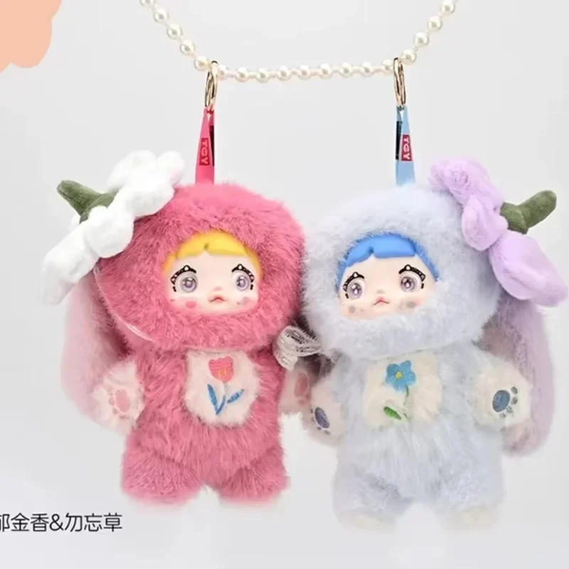 Nommi Original Garden Rabbit Series Blind Box Pendant Anime Action Figure Sweet Lovely Dolls Bag Decor Girl Gifts For Girls