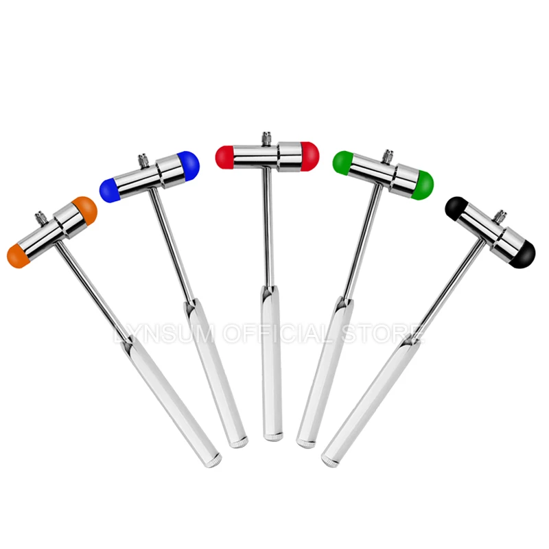 Neurological Medical Gift Percussor Metal Manual Reflex Percussion Leg Back Knee Body Massager Buck Mallet Hammer Stick Tool