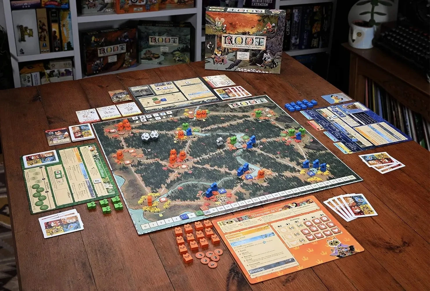 Leder Games - Root: A Game of Woodland Might & Right - Board Game The Clockwork Expansion & The Underworld Expansion