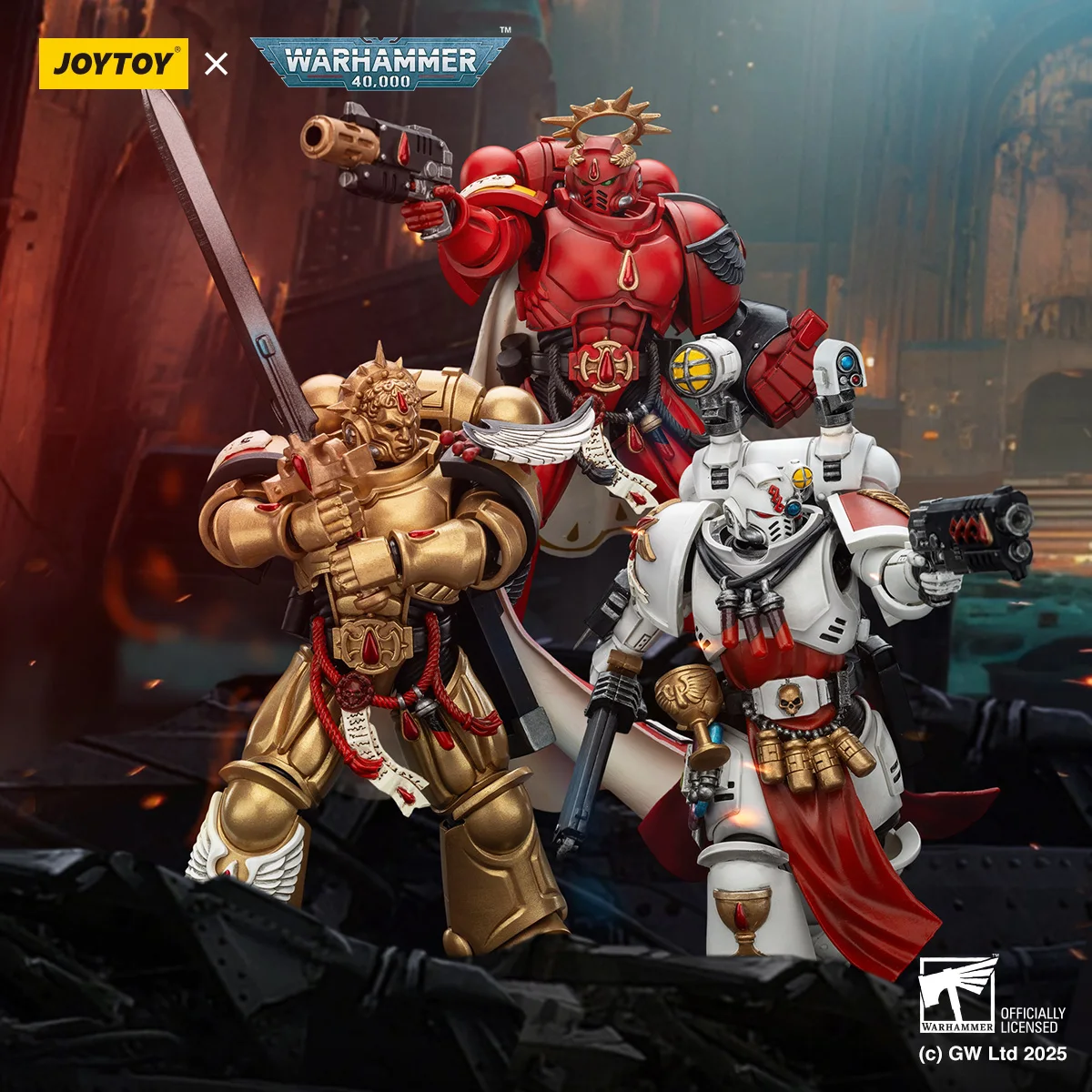 

HIPLAY JOYTOY Warhammer 40,000 Blood Angels Captain The Horus Heresy, масштаб 1/18, тщательно выполненная фигурка