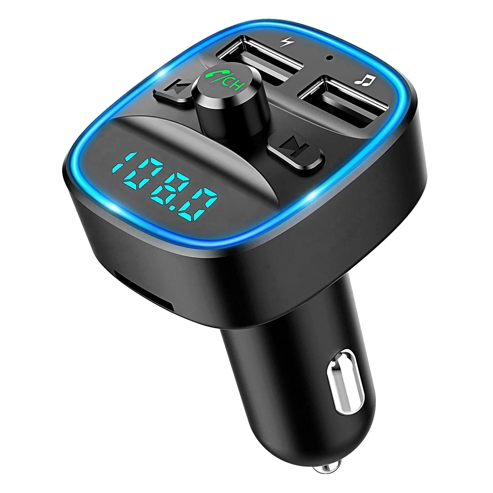 Bluetooth FM Transmitter Car Mp3 Player Bluetooth 5.0 Receiver Dual USB Car Charger U Disk TF Card for Car